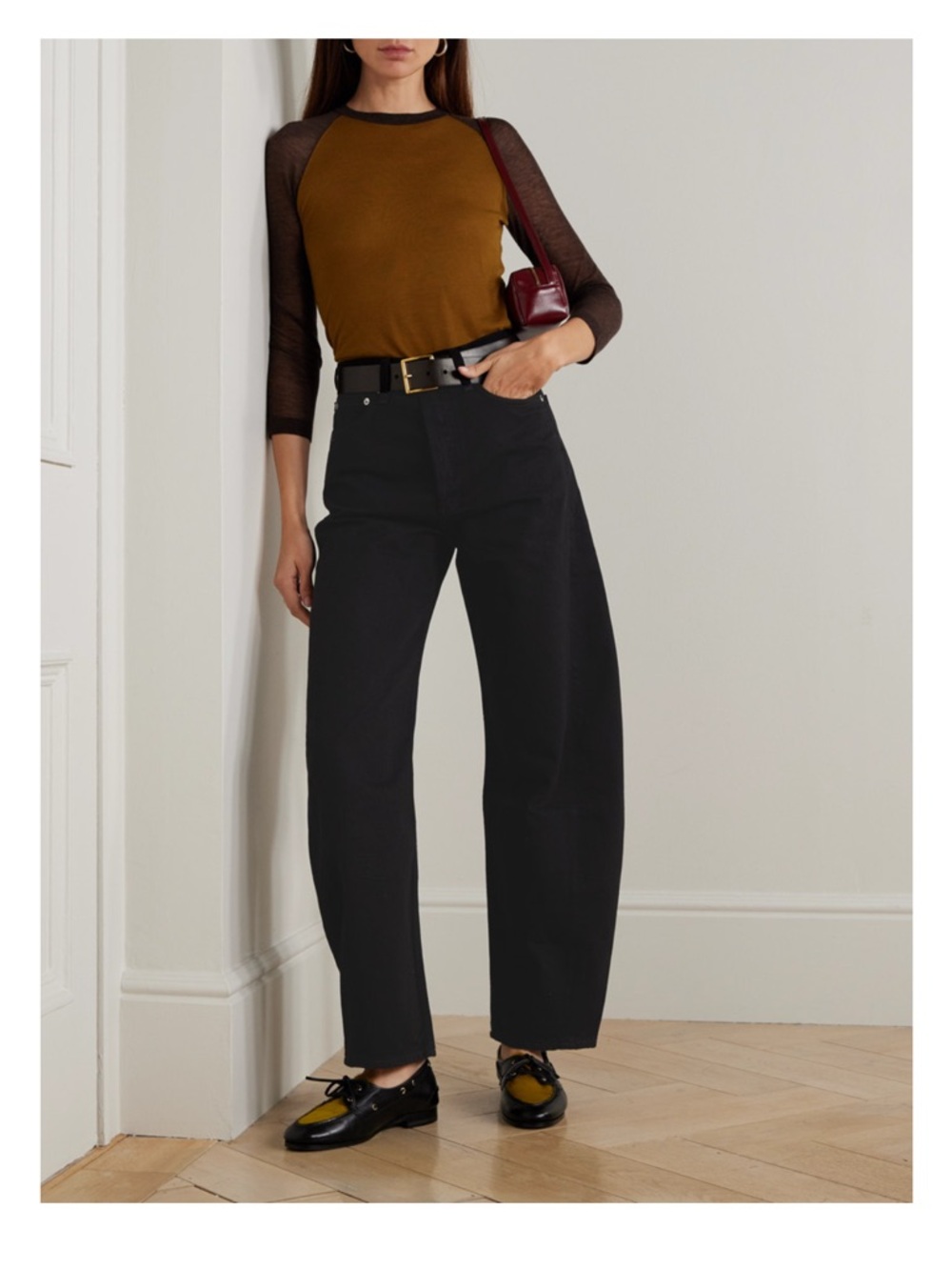 Agolde Luna High Rise Barrel Jeans - Picture 10 of 10